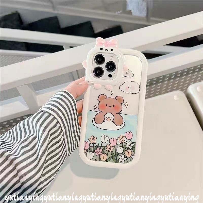 Soft Case 2 In 1 Motif Kartun Monster 3D Untuk IPhone 7 8 6 6S 14 Plus 11 13 12 14 Pro MAX XR XS MAX X SE