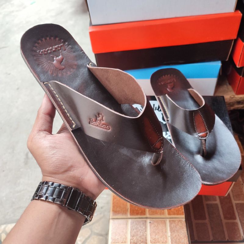 Sandal Pria kulit Big size ukuran besar