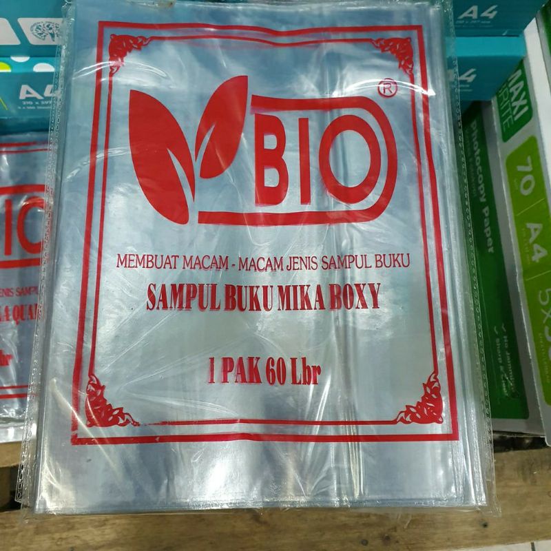 

SAMPUL BUKU PLASTIK MIKA KWARTO ISI 60 LEMBAR