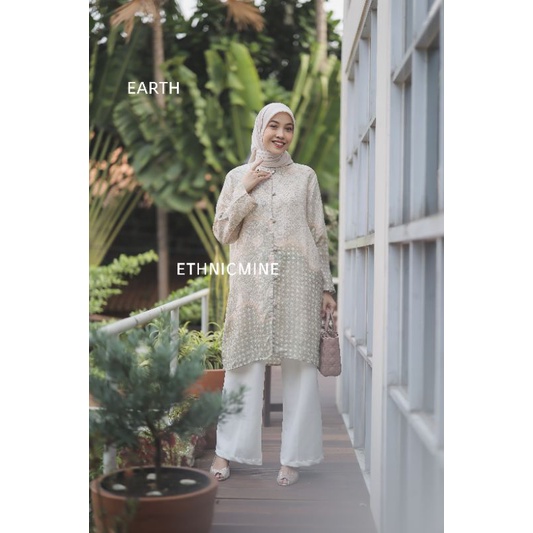 V TUNIC (tunik sanghai viscose batik)