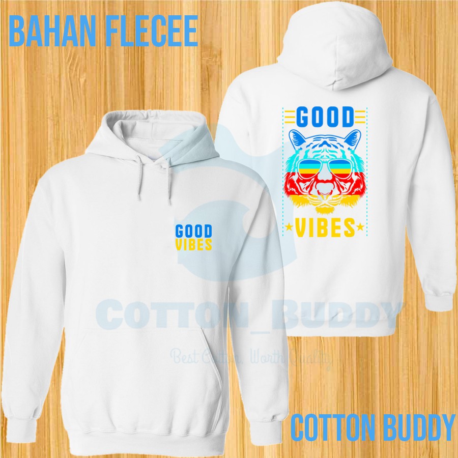 JAKET HOODIE GOOD VIBES