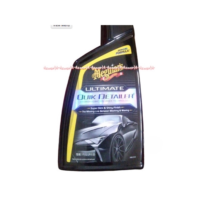 Meguiars Ultimate Quick Detailer 650ml Dengan Teknologi Hydrophobic Polymer Meguair Pembersih Mengkilatkan Mobil Cat Meguairs