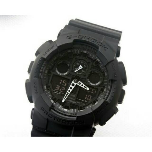 CASIO G-SHOCK GA - 100 - 1a1 FULL BLACK (LIMITED EDITION)