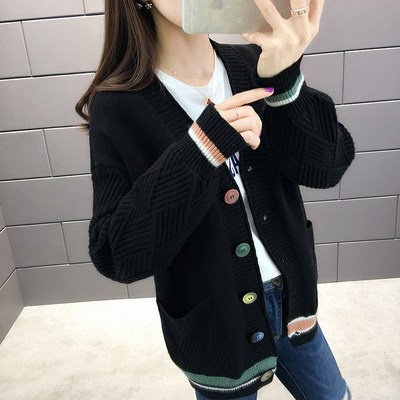 Sweater Cardigan Korea Wanita Bahan Halus Lembut Tebal Premium Import - Jaket Sweter Wanita Lucu Ori