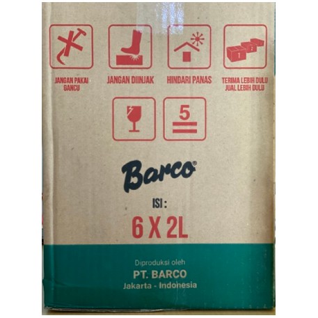 minyak barco 2 liter botol dus
