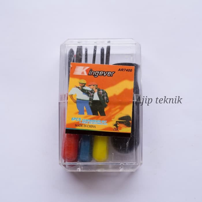 Obeng Set Mini 6 pcs KINGEVER termurah bagus