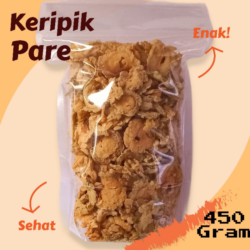 

Cemilan Keripik Pare 450Gram