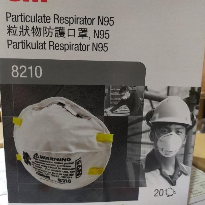 MURAH masker n95 3m 8210 1 box