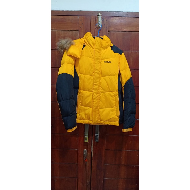 Jaket Hammer Mountain Windy Original | Down Jaket/Winter Kuning Original bekas