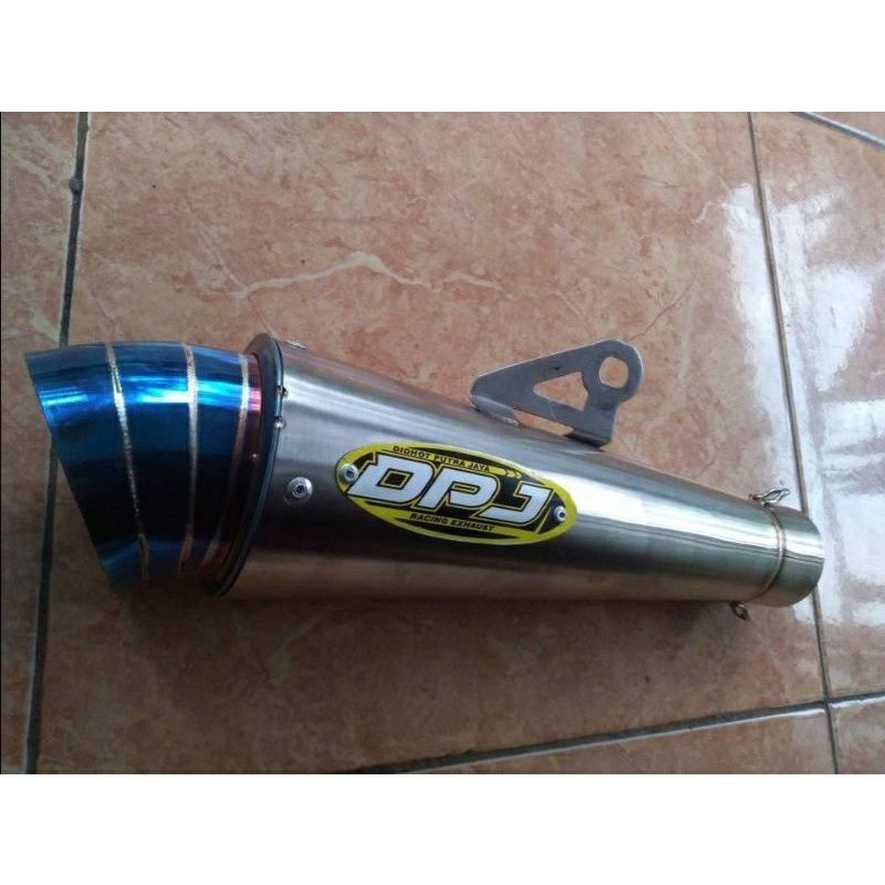 slincer knalpot DPJ jigsaw corong blue pnp semua tipe motor bebek metic sport