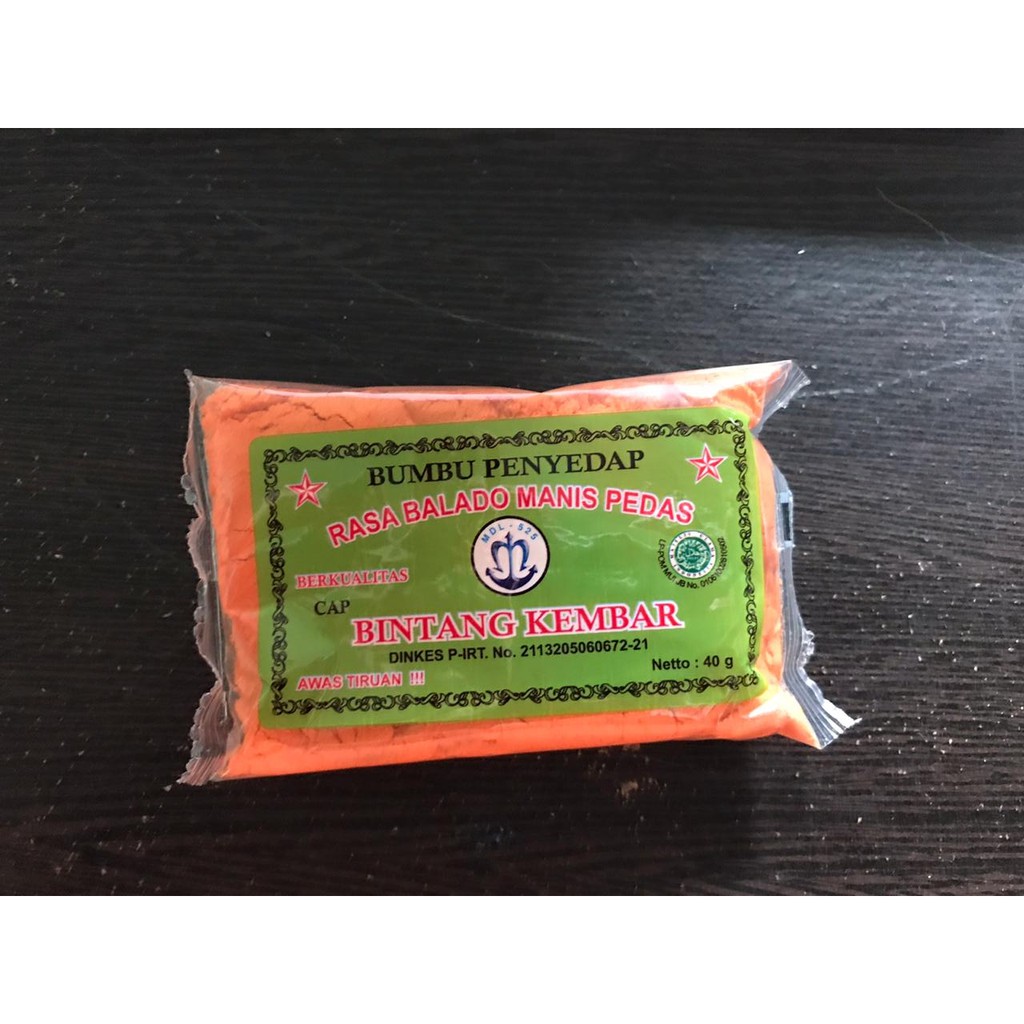 BUMBU TABUR INSTANT / BUMBU MASAK ATOM BINTANG KEMBAR SIZE KECIL ATOOM SACHET BUBUK 40 GR BALADO