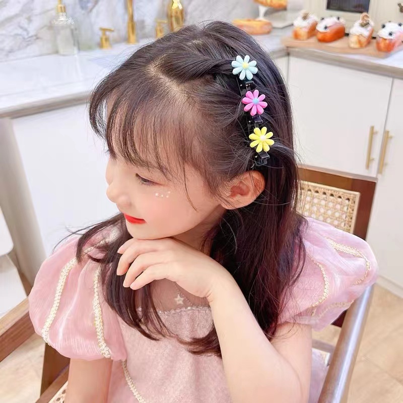 (Hello Girl)F159 Jepit Rambut Anak Kepang Unik Gaya Korea Import