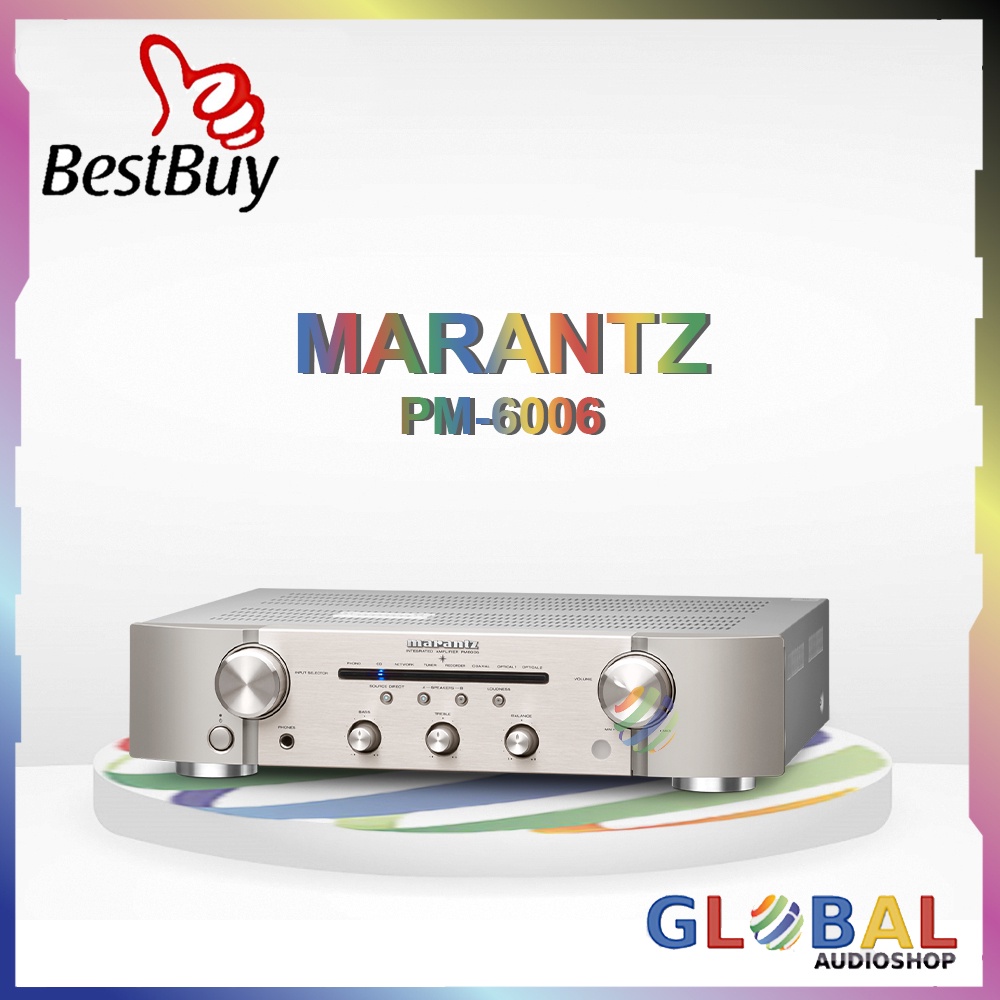 Marantz PM6006 Integrated Amplifier Music Stereo PM-6006 - Silvergold