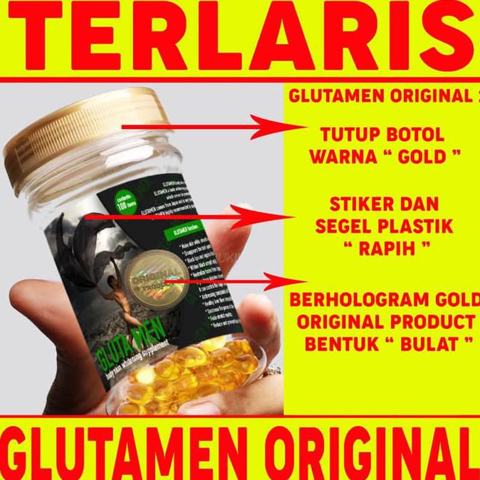 WHITENING ORIGINAL GLUTAMEN PEMUTIH KULIT TUBUH WAJAH SELANGKANGAN NOE