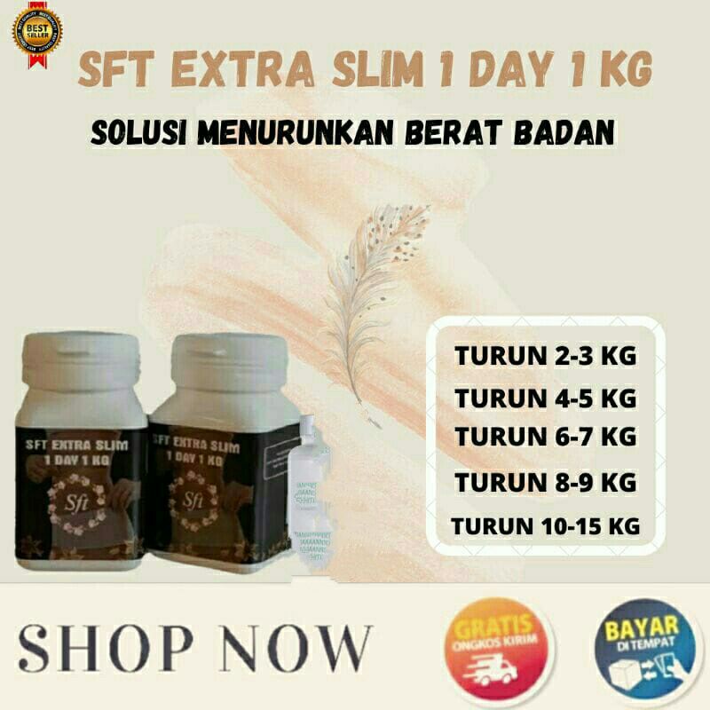 sft extra slim 1 day 1kg pelangsing badan ampuh