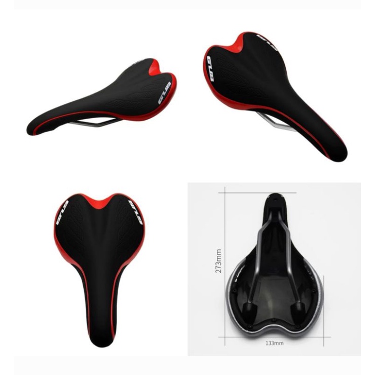 GUB Sadel Sepeda Bicycle Saddle Lis Merah