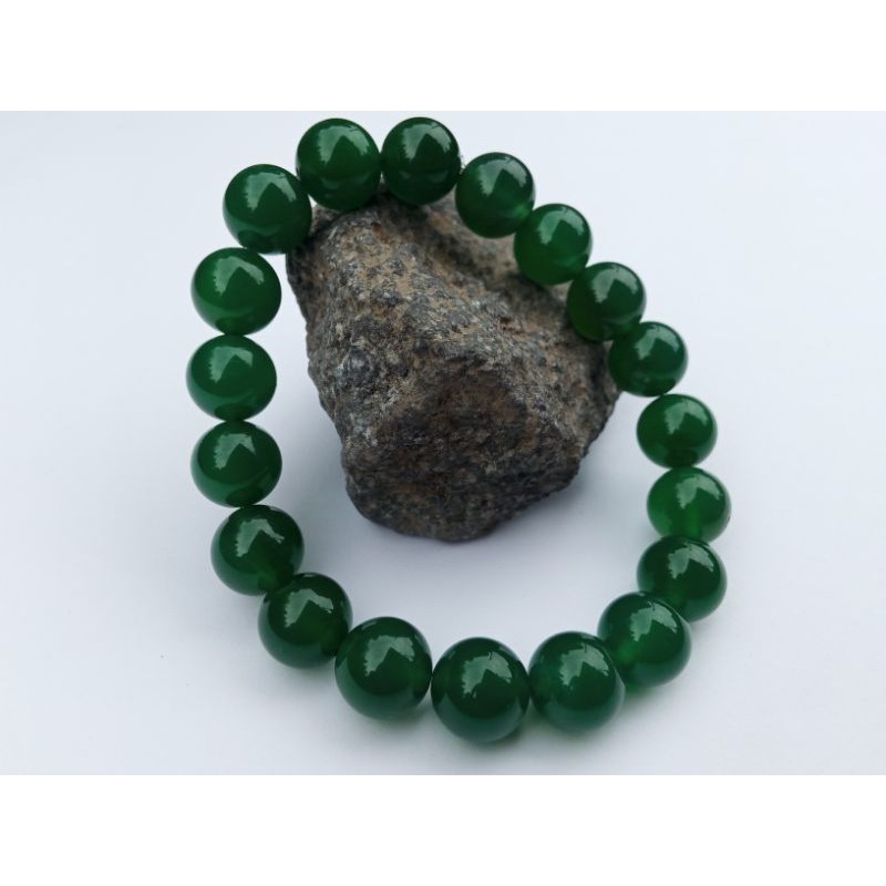 gelang giok hijau / natural giok/ giok cina