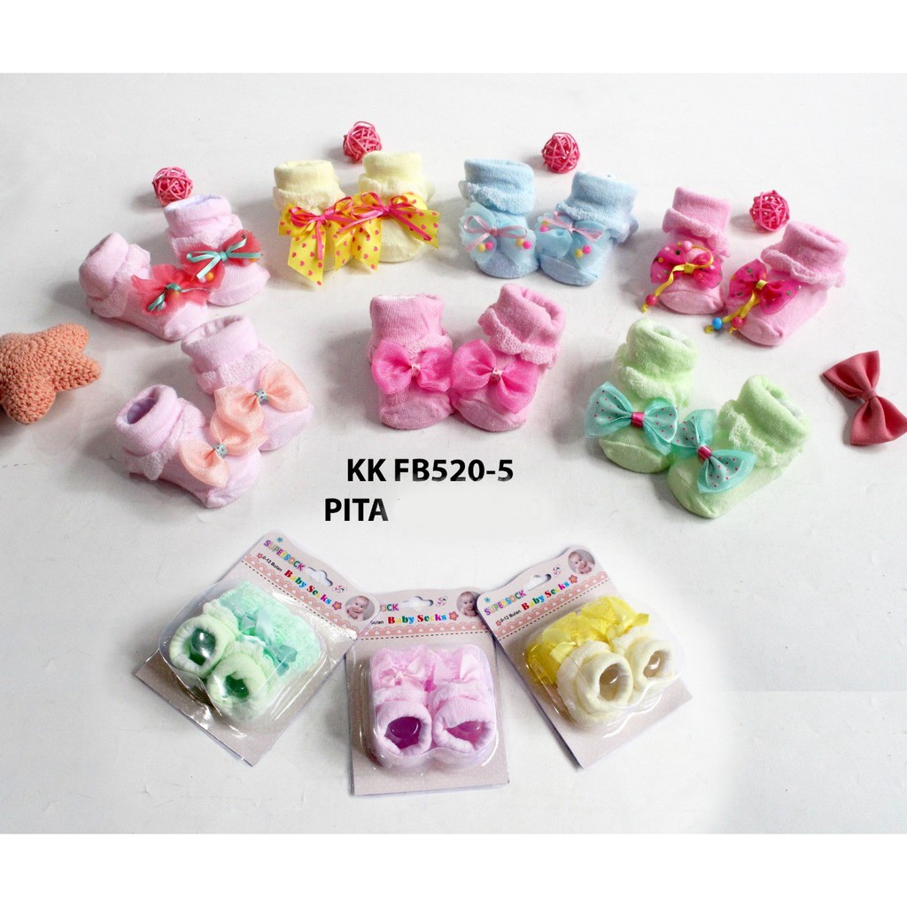 kaos kaki bayi motif boneka SNI | 3D Kemasan Mika