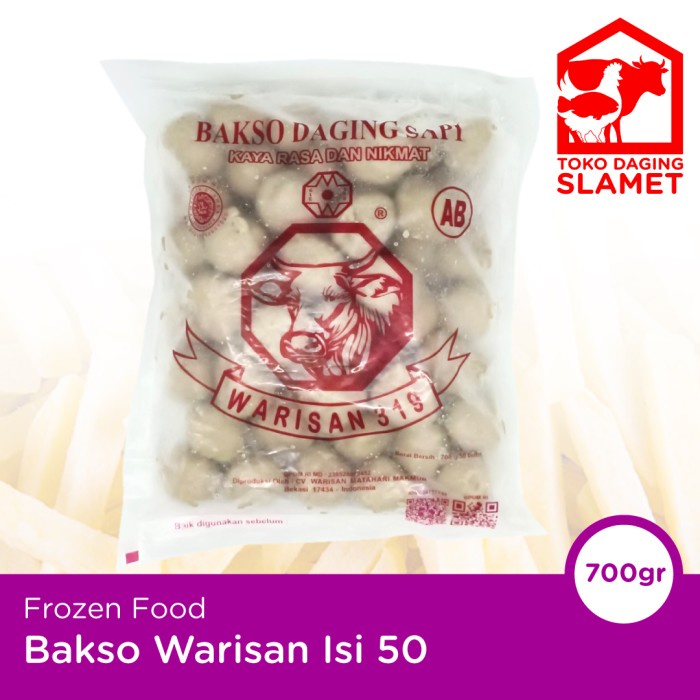 

Bakso Daging Sapi Warisan Isi 50