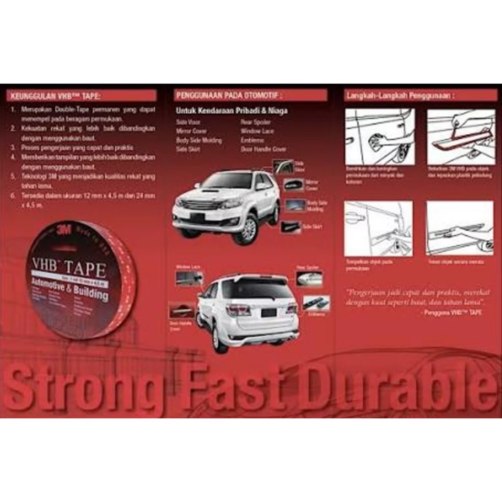 

Double Tape 3 m VHB