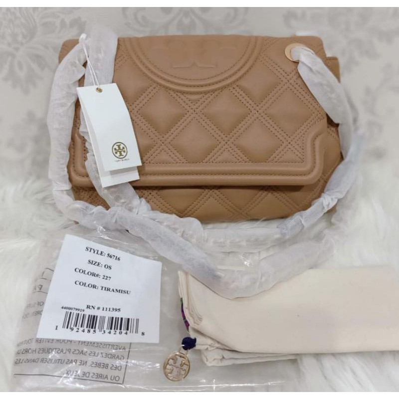 Torryburch fleming soft tiramisu size medium