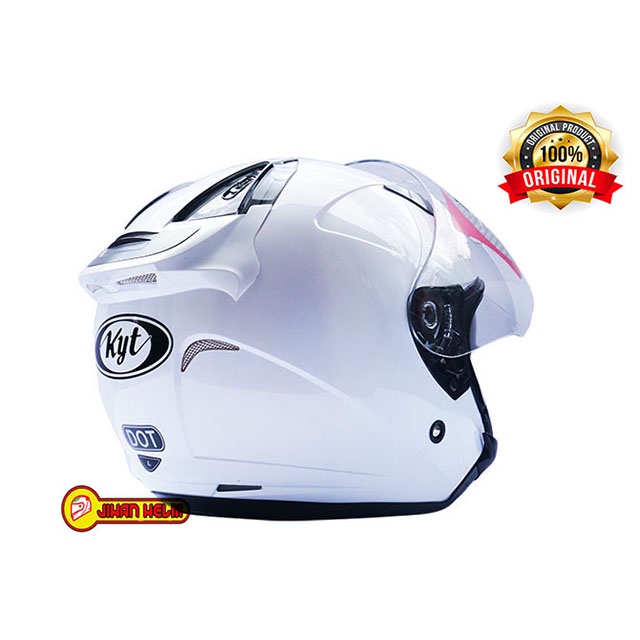 HELM / KYT / HELM KYT / KYT GALAXY / HELM KYT GALAXY WHITE TERMURAH-3