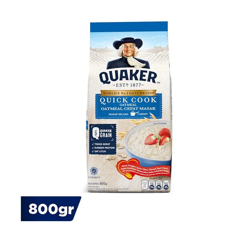 Quaker Quick Cooking Oatmeal / Havermout 800 Gram