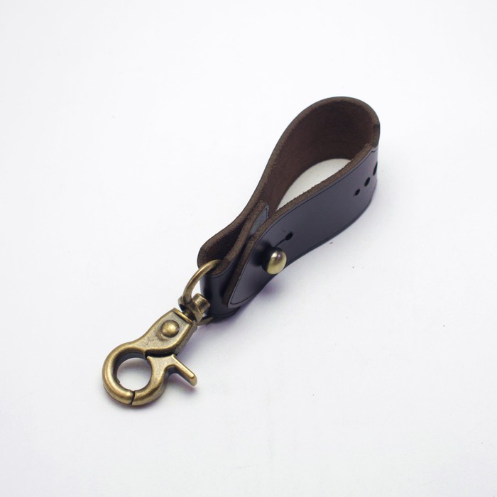 Gantungan kunci kulit asli leather keychain - PHKC379