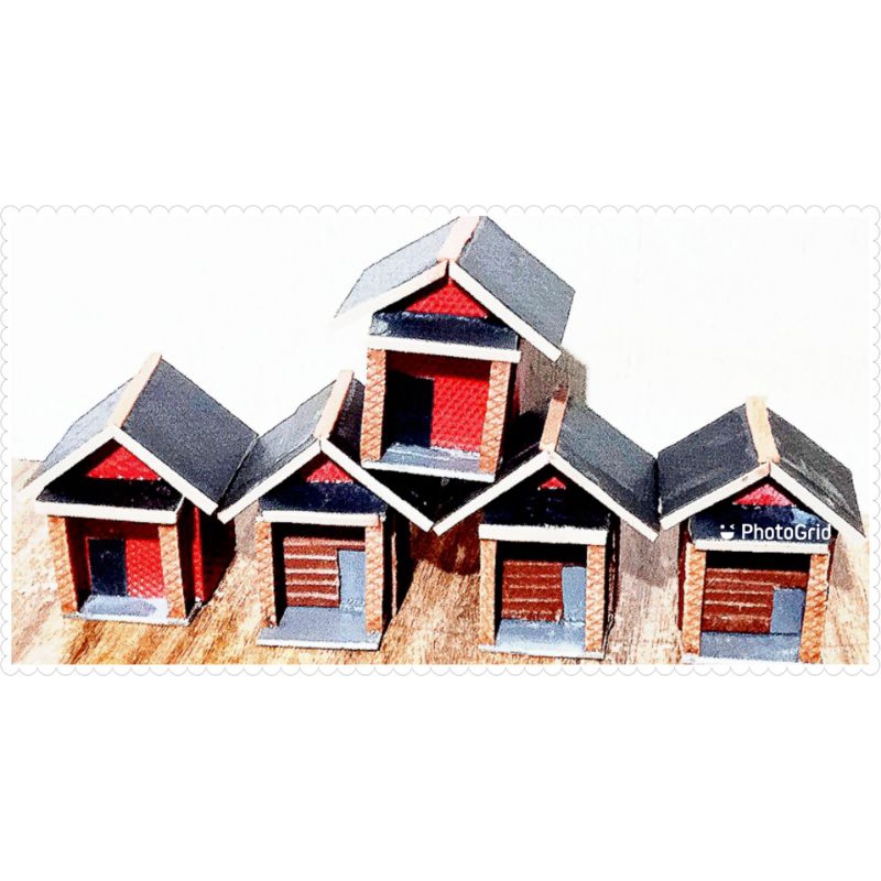 MINIATUR RUMAH AQUASCAPE