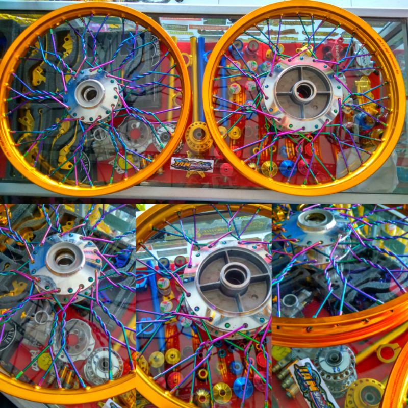 oaketan velg plintir velg jinfei for vixion, satria fu, jupiter, vega, mio, beat, vario, scoopy