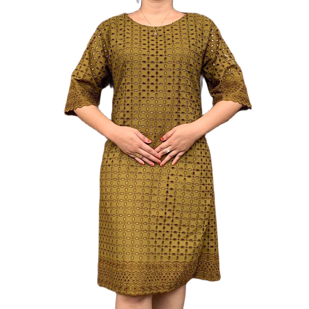 New Df Dres Katun Bolong/Baju Gaun Kondangan Wanita Batak