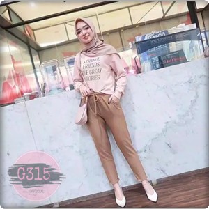 MILANO PANTS CELANA PANJANG BAHAN MILANO FASHION BAWAHAN WANITA MUSLIM KOREA TERKINI PROMO(1kg=6pcs)