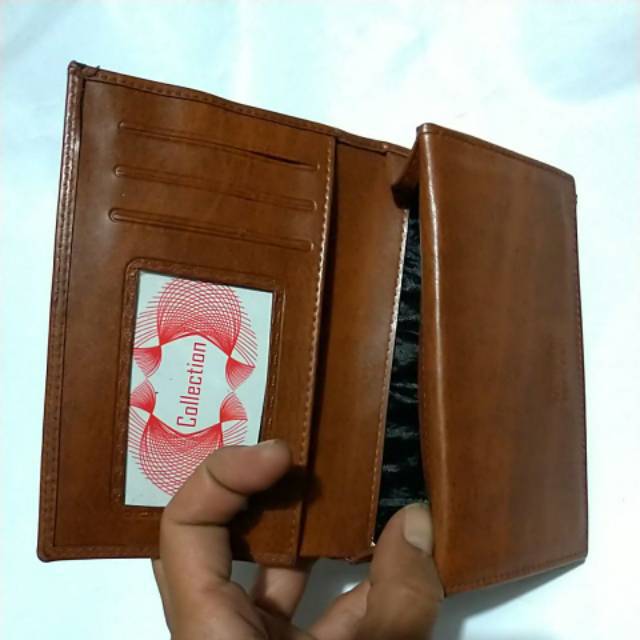 Dompet 3/4 cowok cewek croco 635 - dompet lipat pria wanita tanggung murah