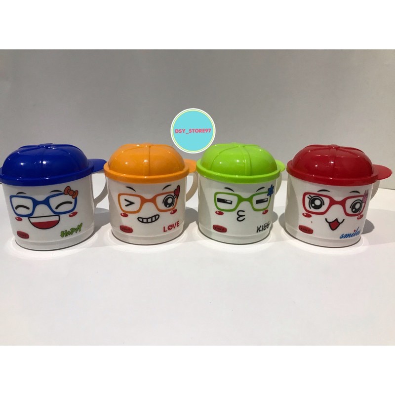 Gelas minum anak murah/gelas mug topi lucu/gelas souvenir murah/souvenir ulangtahun anak murah