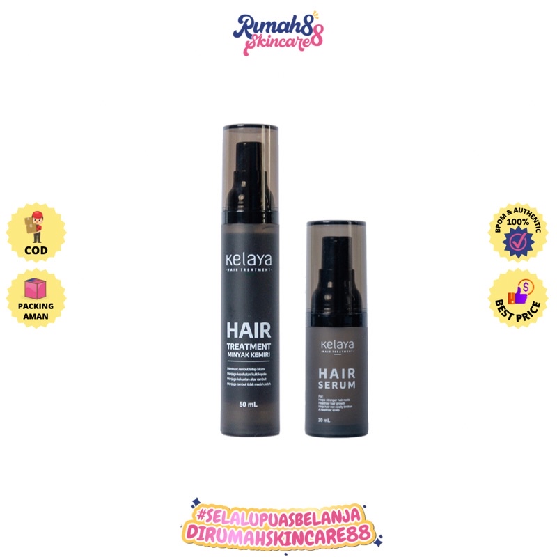 KELAYA Minyak Kemiri | Hair Serum Rambut Rontok Botak Penumbuh Rambut Alami