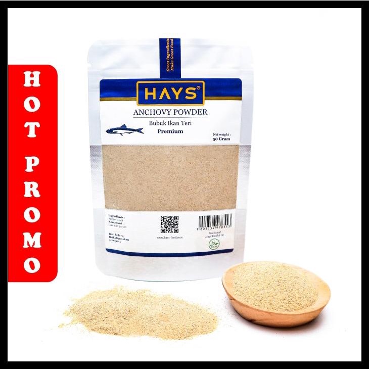 

[READY STOCK] ANCHOVY POWDER / BUBUK IKAN TERI / KALDU MPASI (50 GRAM) - HAYS