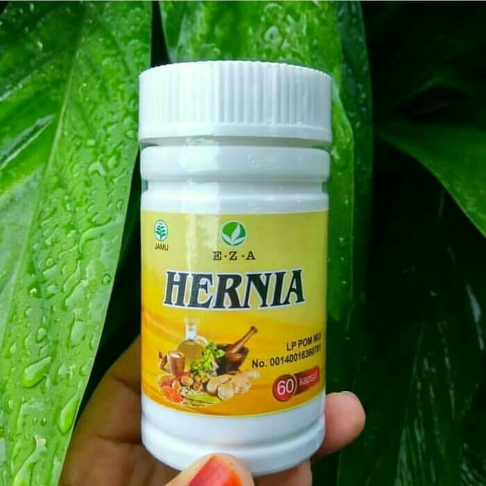 Kapsul Herbal Obat Hernia EZA original TedunTurun Berok