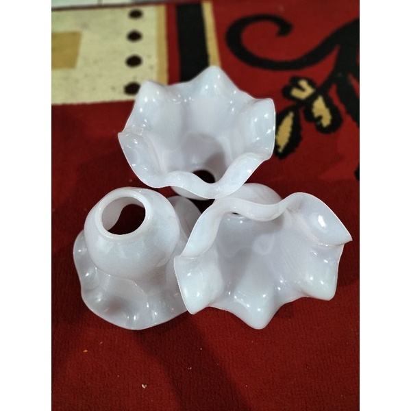 Cup bunga tulip lampu hias plastik