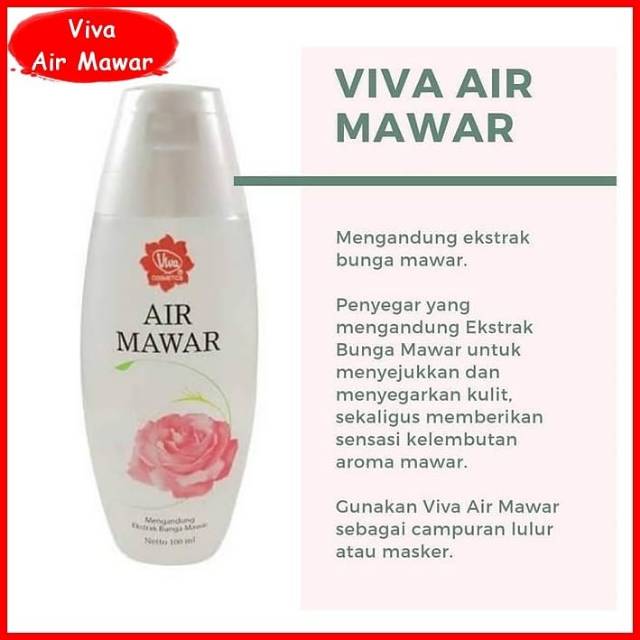 PENYEGAR VIVA AIR MAWAR ORIGINAL 100ML / VIVA AIR MAWAR MURAH