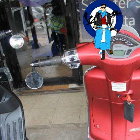 Spion jalu bar end mirror aerox nmax vario scoopy vespa