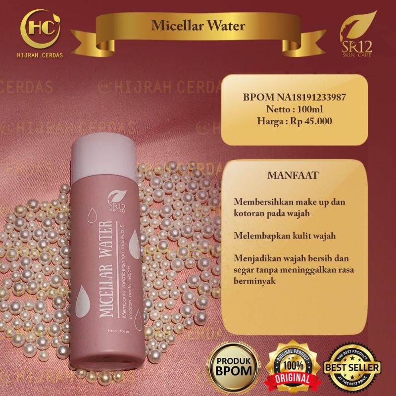MICELLAR WATER SR12/MICELLAR WATER/MICELLAR WATER HERBAL/PEMBERSIH MUKA