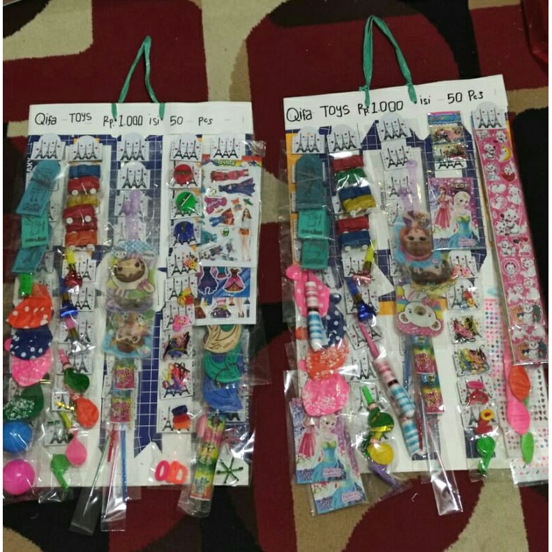 RB22 Mainan Renceng Serba 1000 An Isi 50pcs Pilihan Menarik