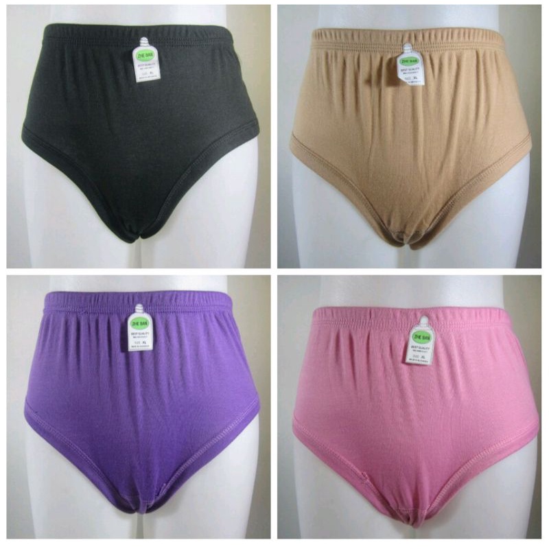 12 PCS/SEMOX / ZHEBAN |  LUSINAN// MUAT 100 KG Celana dalam wanita dewasa Wk Dbl Super JUMBO
