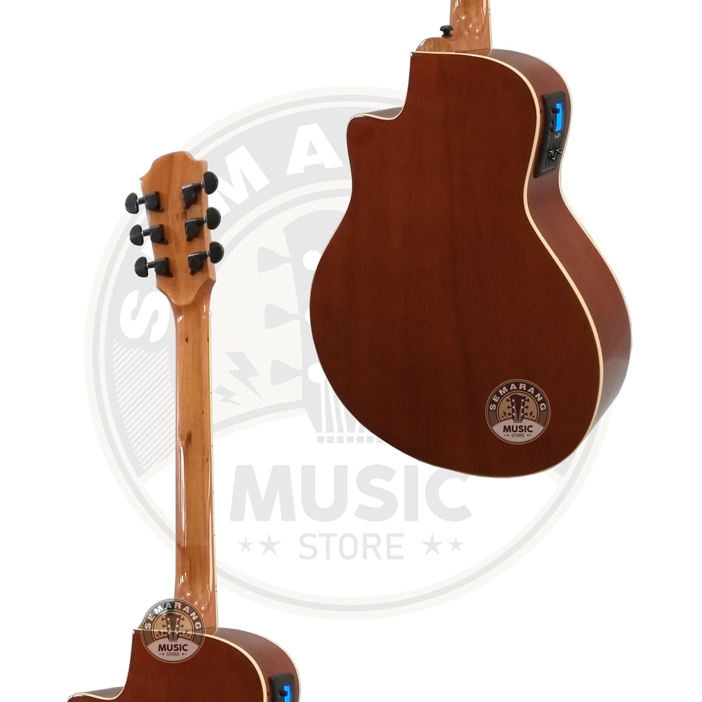 Gitar Akustik Elektrik APX 500II Equalizer Tuner Cowboy AW-5 Double Run Stang Utuh Tanpa Sambungan