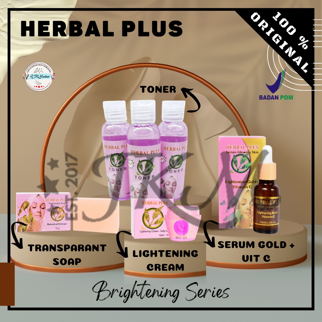 HERBAL PLUS CREAM HERBAL PLUS TONER HERBAL PLUS TRANSPARANT SOAP HERBAL PLUS VITAMIN C SERUM GOLD