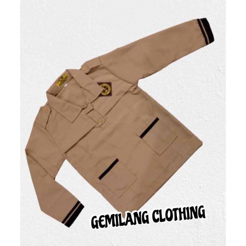 BAJU PRAMUKA LIST PANJANG // SERAGAM PRAMUKA ANAK PEREMPUAN // GemilanG ClothinG