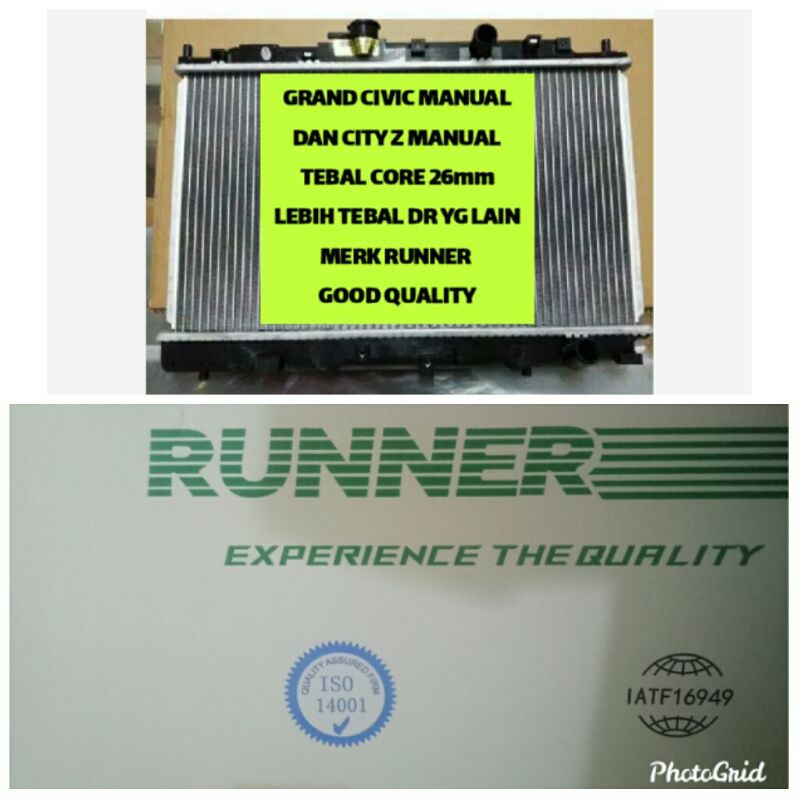 Radiator Grand Civic Manual