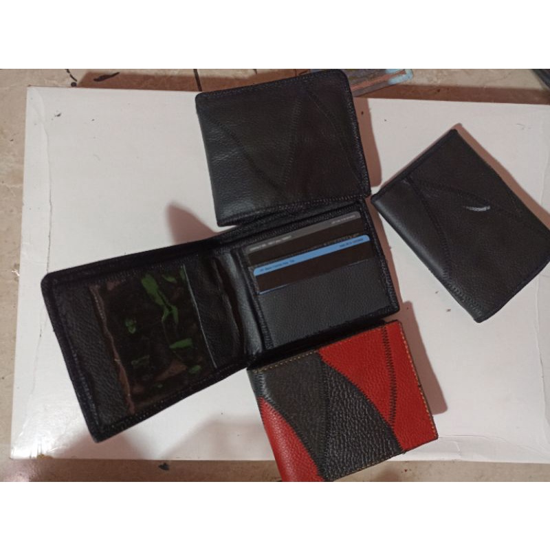 dompet kulit asli 100% mudel siksak
