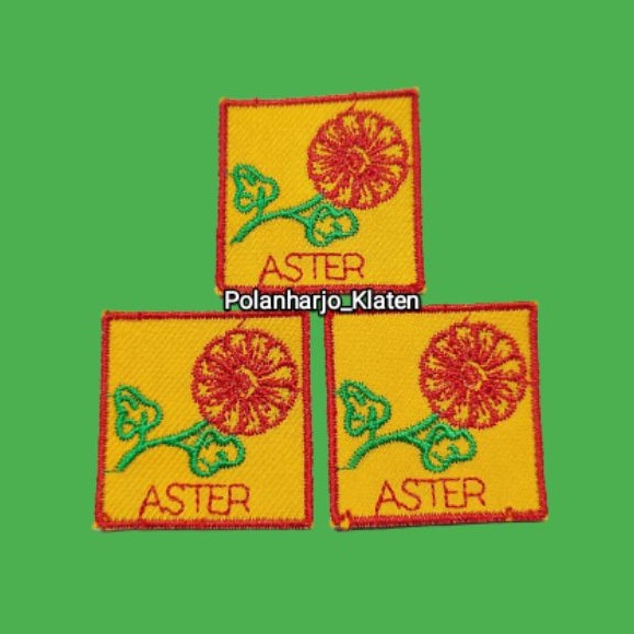 Tanda Regu Pramuka Putri Aster / Tanda Regu Pramuka Aster / Tanda Regu Aster