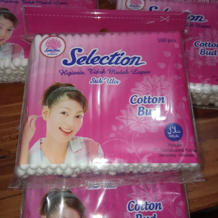 Cod Alat Korek Kuping Cotton Bud Selection Cottonbud isi 100